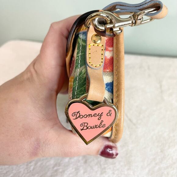Dooney & Bourke Leather Small Snap Button Candy Wristlet - Picture 5 of 8